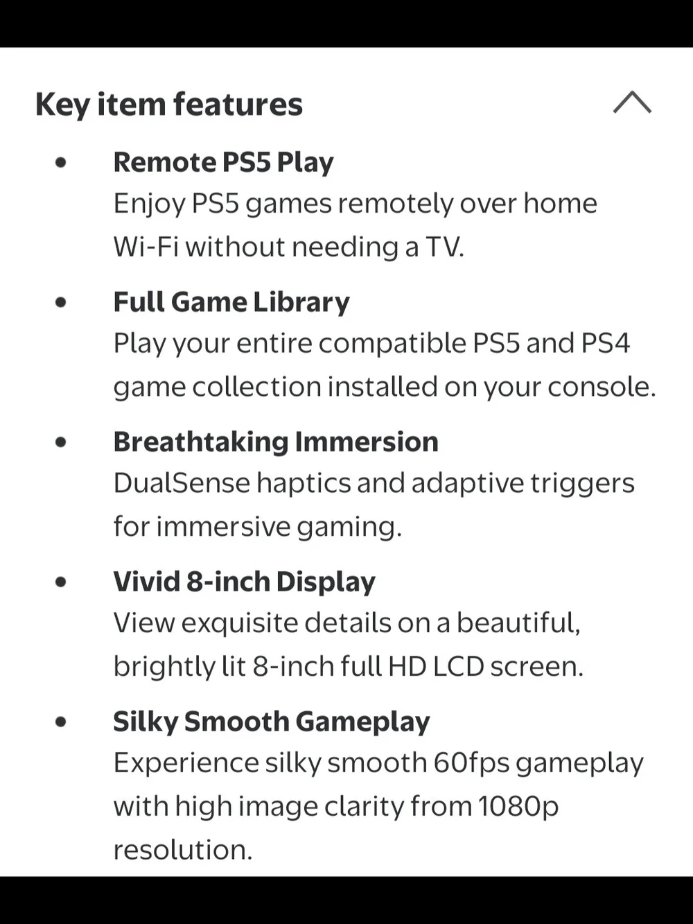 Sony portable remote